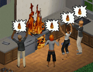 And then Farty's house burned down because he didn't know how to use the stove.