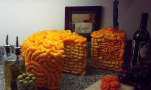 I guess I could live without Cheetos cake. I guess.