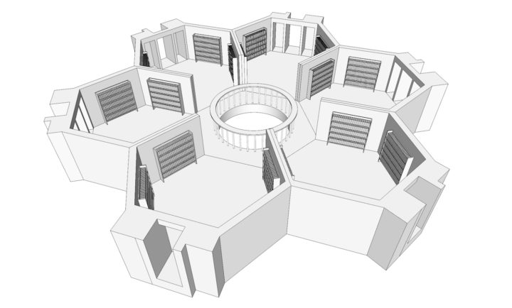 The Library of Babel by Hyperallergic